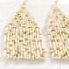 Seed Bead Sparkling Earrings | Handmade Statement Jewelry