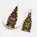 Colorful Seed Bead Earrings, Handmade Boho Chic Jewelry