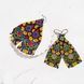 Colorful Seed Bead Earrings, Handmade Boho Chic Jewelry