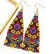 Colorful Seed Bead Earrings, Handmade Boho Chic Jewelry