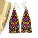Colorful Seed Bead Earrings, Handmade Boho Chic Jewelry