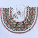 Colorful Ukrainian Statement Necklace, Handmade Ethnic Beaded Collar