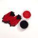 Red and Black Stud Dangle Earrings, Statement Vintage Quirky Small Earrings