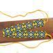Yellow Blue Sylyanka Ukrainian Choker Necklaces, Folk Beaded Jewelry