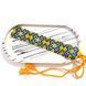 Yellow Blue Sylyanka Ukrainian Choker Necklaces, Folk Beaded Jewelry
