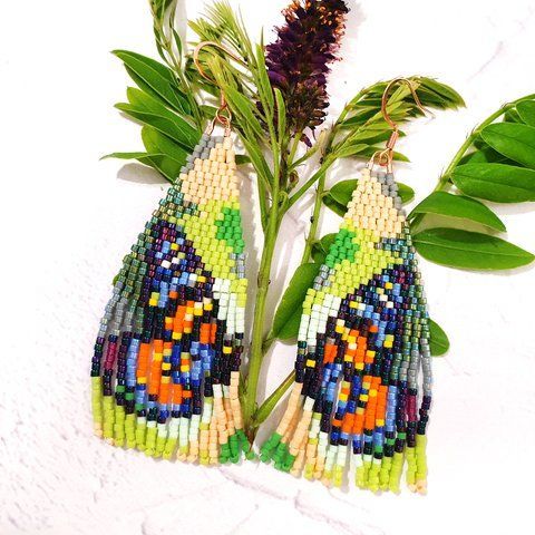 Handmade Butterfly Earrings, Spring and Summer Jewelry