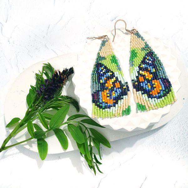 Handmade Butterfly Earrings, Spring and Summer Jewelry