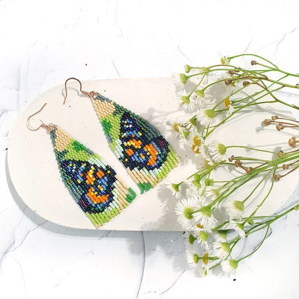 Handmade Butterfly Earrings, Spring and Summer Jewelry