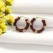 Gold Daisy Flower Hoop Earrings | Handmade Seed Bead Hoops | Artisan Beaded Jewelry